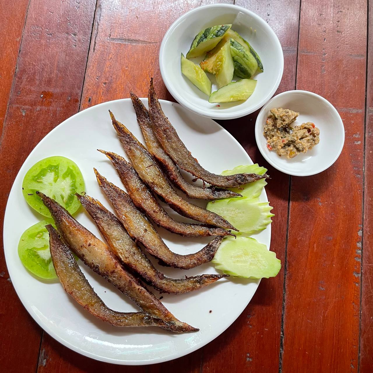 Fried Snakehead Fish